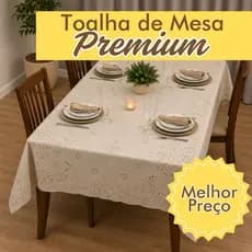 Toalha de Mesa de Linhão  1,40 x1,40. 4 Lugares Premium Alta Qualidade. Entrega Super Rápida