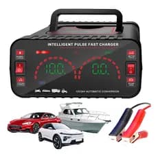 Carregador de Bateria Automotiva, Power Bank Carregador Portátil Start Motor 12V para Carros Motos Caminhões