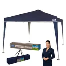 Gazebo Tenda Sanfonado Oxford X-flex Premium Mor 3x3x2,5m Azul