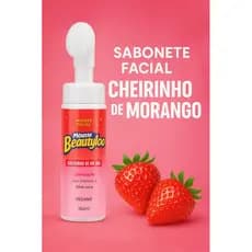 Sabonete Facial Mousse Beautyloo – Cheirinho de Morango 🍓