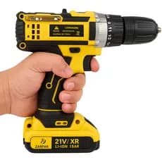 Furadeira e Parafusadeira Profissional de Impacto Sem Fio com Led 21v 45nm Envio Rápido