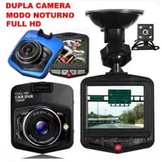 Camera Veicular Anti Vibração Estabilidade Dupla Camera Full HD Led Imagem Ampla