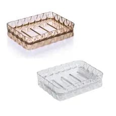 Saboneteiras Porta Sabonete Barra Pia Banheiro Lavabo Lavanderia Luxo Organização Elegante Acrílico