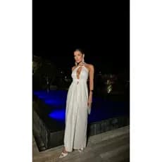 vestido Femenino, vestido longo, decote, costas nuas, casamento, praia, formatura