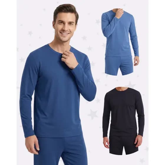 Kit Combo 1 ou 2 Pijama Masculino Adulto Inverno Frio Conforto Premium | Conjunto Longo | Promoção