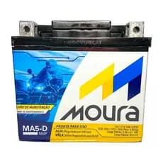 MA5D - Bateria Moura Moto 5 Amperes 5Ah para BIZ 110i 2016