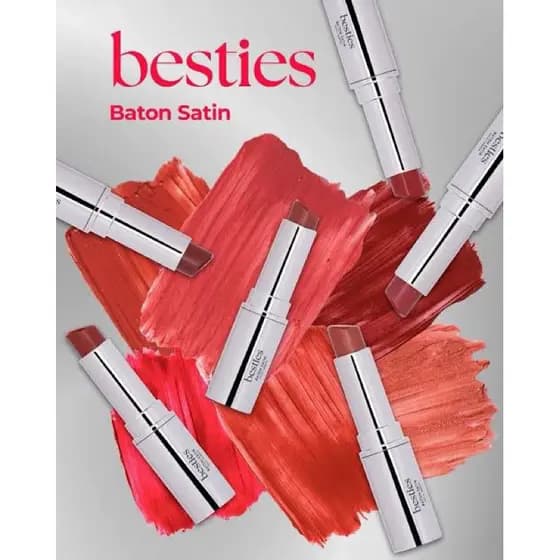 BESTIES BATOM SATIN - LINHA BLOW RUBY ROSE