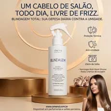 Fluído Antiumidade Amend Cosmetics Blindagem Essencial 180ml – Sela Cutículas e Bloqueia Umidade