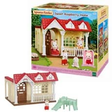 Casa Sylvanian Families Casinha Móveis Brinquedo Infantil Divertido Doce Framboesa