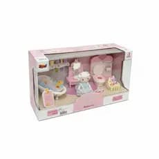 Coleção Casinha Feliz Banheiro Com Boneca Ovelhinha E Acessórios