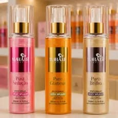 Body Splash Alta Fixação Corporal e Capilar Efeito Brilho Desodorante Mahair Premium - Promoção !