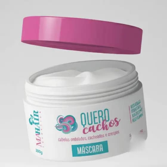 Mascara Capilar Ativadora De Cachos Quero Cachos Mahair - Promoção!