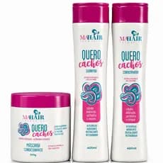 Kit Capilar Shampoo Condicionador e Máscara 500g Tratamento Profissional Cabelos Mahair - Promoção !
