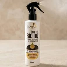 Spray Finalizador Óleo de Rícino Multifuncional Protetor Térmico 250ml Mahair - Promoção !