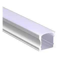 Perfil de Alumínio Embutir 1010 Branco 1M para Fita LED