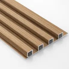 Painel Ripado Pvc Freijó Carvalho Lisboa 1m X 15,5cm Luxo