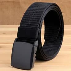 Cinto De Lona Tático Masculino Material De Poliéster Durável Design Multifuncional De Estilo Militar