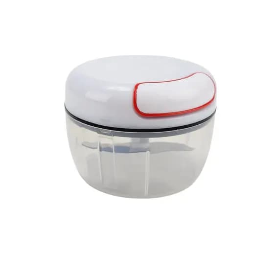 Processador Manual 2 Lâminas 200ml Compacto Multiuso para Picar Legumes Alho Cebola com Facilidade