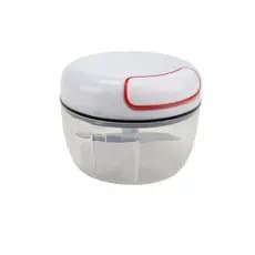 Processador Manual 2 Lâminas 200ml Compacto Multiuso para Picar Legumes Alho Cebola com Facilidade