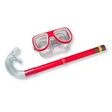 Kit Mergulho Snorkel Óculos Máscara Piscina Praia Banho Natação Infantil