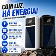 Auxiliar De Partida Portatil Apv13000 12v Chupeta Veicular Power Bank Bateria Carro Moto