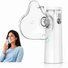 Nebulizador Portátil Silencioso para Adultos e Crianças Design Compacto e Fácil de Usar com Máscaras Inclusas
