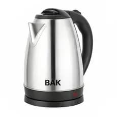 Chaleira Elétrica BAK 1,8 Litros Inox Aço Inoxidável Aquecimento Rápido  e Seguro Base 360° Desligamento Automático