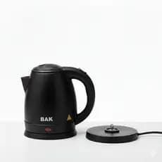 Chaleira Elétrica Bak Inox Preta 1,8L 1500W Desligamento Automático