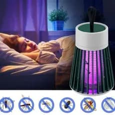 Luminária Mosquiteiro Recarregável Led Sem Radiação Armadilha De Insetos Repelente Eletrônico UV Envio Imediato