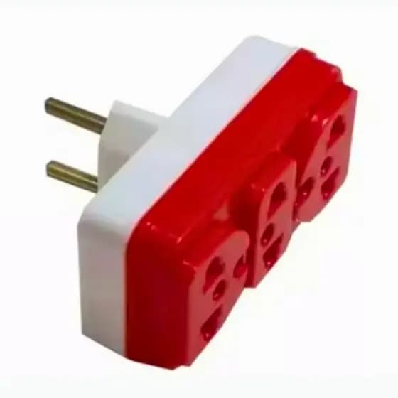 Adaptador De Tomada Benjamin Casulo Peças Plugue 3 entradas