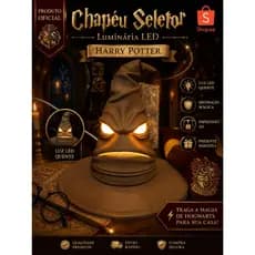 Luminária Chapéu Seletor Harry Potter LED 3D Hogwarts + 2 Brindes Exclusivos | Decoração Geek Gamer