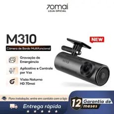 Câmera Veicular 2k 70mai M310 1296p Qhd 130° Wifi Controle De Voz 16GB~256GB Com G-sensor App