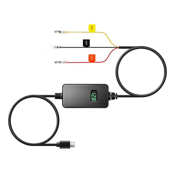 70mai Hardwire Kit-UP06 Tipo C Digital Tensão Ajustável Fácil Vigilância de Estacionamento 24H