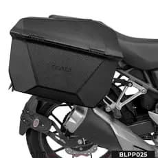 Par Bau Bauleto Lateral Para Moto Scam 25 Litros Universal Traseiro Para Suporte Monokey BLPP025