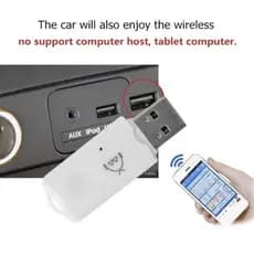 Receptor Bluetooth USB para Carro Adaptador Pendrive Áudio Música Sem Fio