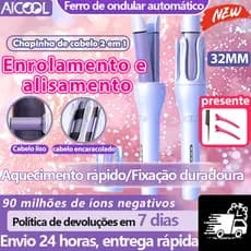AICOOL Ferro de ondular automático Modelador de Ondas Grandes Aquecimento rápido, operação simples