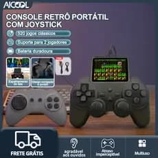 Aicool Video Game 520 In 1 Retro Games - Console With 520 Games - GamePad-S10 Controle para dois jogadores