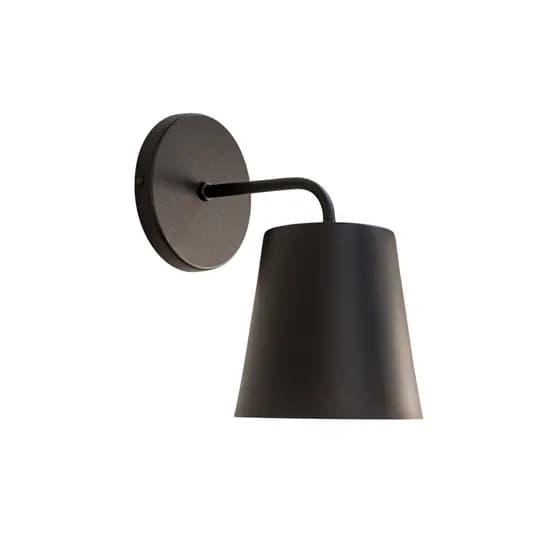 Arandela Luminária De Parede Balde Moderna Cama Quarto Preto