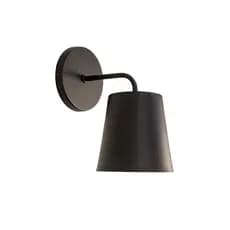 Arandela Luminária De Parede Balde Moderna Cama Quarto Preto