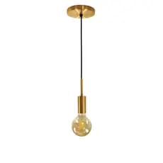 Luminária De Teto Lustre Pendente Sala Balcão Bivolt 1xe27