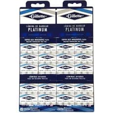 Lâmina de Barbear Gillette Platinum Original - Cartela c/ 100 Unidades - Barbeiro Profissional