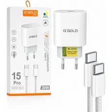 Cabo + fonte carregador tipo c de carregamento rápido para Android lançamento 2026