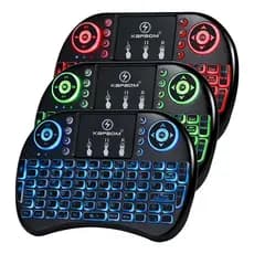 Mini Teclado Sem Fio com Touchpad para TV e PC – Praticidade para o Seu Ambiente