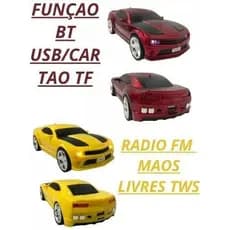 Caixa de Som Bluetooth Infantil KV-86735 – Carrinho Divertido e Portátil! 🚗🎶