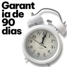 Luatek Relógio Despertador Metal Estilo Antigo Retro Sino Super Alto Pilhas Mesa Portátil