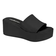 Tamanco Feminino Slide Plataforma Leve Moleca 5566100