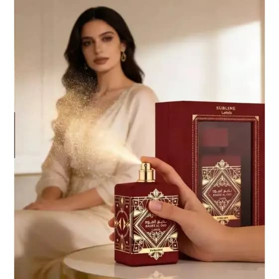 Perfume árabe Bade'e Al Oud Sublime Lattafa Perfumes Unisex EDP 100ml Original Luxo