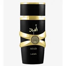 Asad Lattafa Perfume Masculino Importado Power and Elegance Eau de Parfum 100ml de Luxo