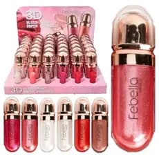 Lip Gloss 3D  – Febella Brilho Labial Super Brilhante