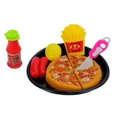 Pizza para brincar - Brinquedo - Plastico - Infantil - Cozinha - Kit Pizza